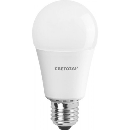 Лампа СВЕТОЗАР светодиодная &quot;LED technology&quot;, цоколь E27(стандарт), теплый белый свет (2700К), 220В, 12Вт (100) 44505-100_z01 купить в Уфе