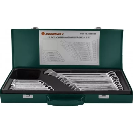 Набор ключей комбинированных 6-24мм 16предметов Jonnesway W26116S 47403 купить в Уфе
