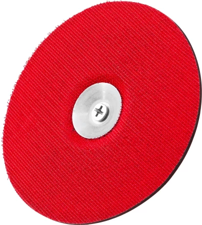 Тарелка опорная STAYER &quot;MASTER&quot; резиновая для дрели, на липучке, d=125мм 35740-125 купить в Уфе