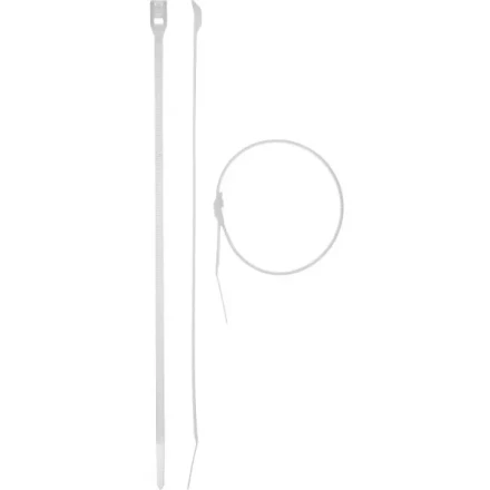 Кабельные стяжки белые КОБРА, с плоским замком, 4.6 х 280 мм, 25 шт, нейлоновые, ЗУБР 30930-46-280 купить в Уфе