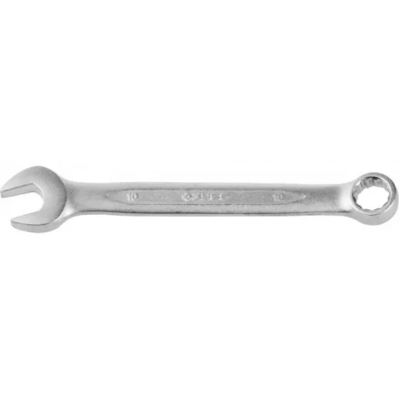Ключ ЗУБР "ПРОФИ" гаечный комбинированный, Cr-V сталь, хромированный, 10мм 27022-10 купить в Уфе