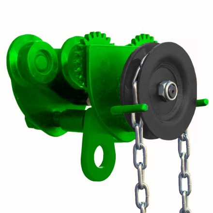 Тележка для ручных талей с цепным приводом HITCH TR100 2 т 6 м (SZ068956) купить в Уфе
