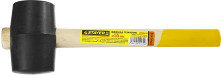 Киянка STAYER резиновая, с деревянной рукояткой, 0,34кг 20505-55 купить в Уфе