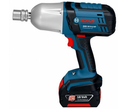 Гайковерт аккумуляторный ударный BOSCH GDS 18 V-Li HT 2х4 Ач в кейсе купить в Уфе
