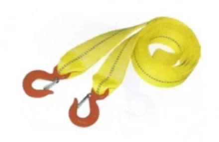 Ремень буксировочный 3т SF2 - 1.5т L=5.0 м 50мм в 1 слой с крюками купить в Уфе