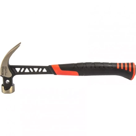 Молоток-гвоздодёр 450 г цельнокованый боек с магнитом MATRIX 10465 купить в Уфе