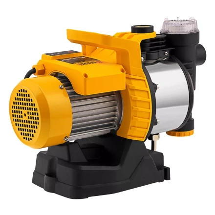 Садовый поверхностный насос Denzel 97305 GP1100SS, 1100 Вт, 4000 л/ч, подъем 45 м, пластик купить в Уфе