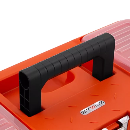 Ящик для инструмента с мет. замками 16&quot;, 410х210x175 мм Россия Stels 90746 купить в Уфе