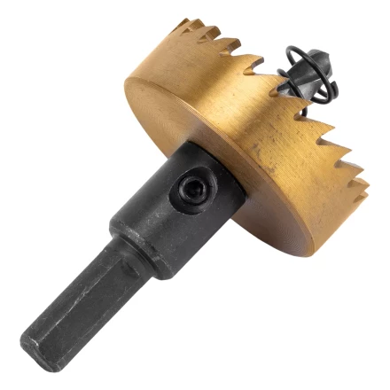 Коронка по металлу HSS, 42 мм, нитридтитановое покрытие Denzel 724114 купить в Уфе