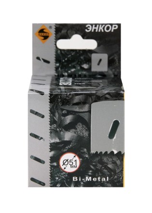 Коронка Bi-Metal Ф51 мм М3 Энкор 24151 купить в Уфе