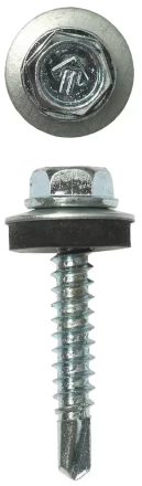 Саморезы ЗУБР &quot;ПРОФЕССИОНАЛ&quot; оцинков., для крепл. кров. матер. к дерев. обреш., 4.8х29мм, 2500шт 4-300310-48-029 купить в Уфе