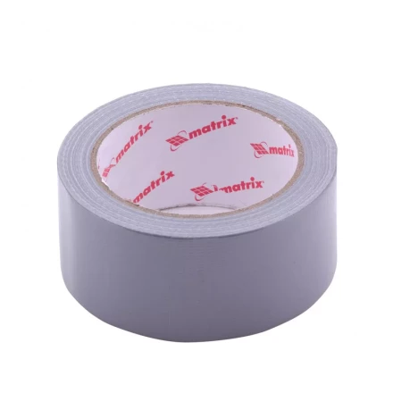 Лента армированная влагостойкая 48 мм х 25 м серебристая Matrix 89068 купить в Уфе