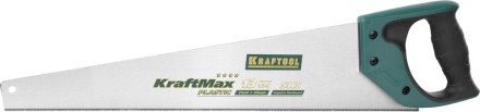 Ножовка &quot;KraftMax&quot; PLASTIC, быстр и точный рез, для подокон, пластик панелей и труб, 3/14 TPI, 500мм, KRAFTOOL 15226-50 купить в Уфе