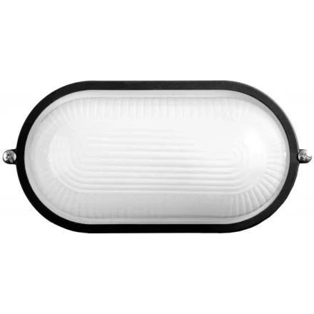 Светильник уличный СВЕТОЗАР влагозащищенный, овал, цвет черный, 100Вт SV-57203-B купить в Уфе