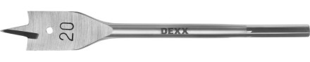 Сверло по дереву перовое, шестигранный хвостовик, DEXX 2945-20, d=20мм 2945-20 купить в Уфе