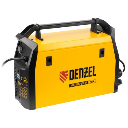 Аппарат инвертор. полуавтомат. сварки MultiMIG-200DP Synergy Double Pulse, 200 А, ПВ 80%// Denzel 94313 купить в Уфе