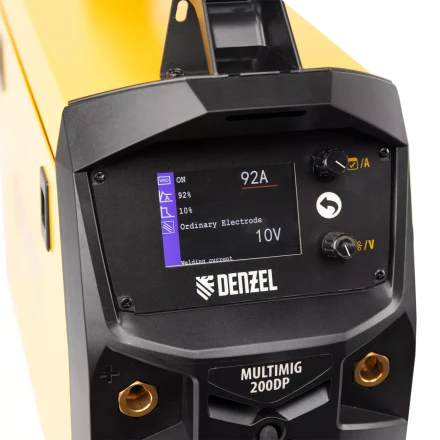 Аппарат инвертор. полуавтомат. сварки MultiMIG-200DP Synergy Double Pulse, 200 А, ПВ 80%// Denzel 94313 купить в Уфе