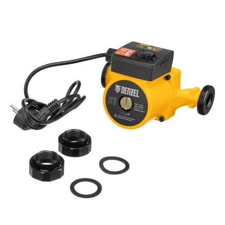 Циркуляционный насос CP25-4, напор 4 м, 50 л/мин, 1 м кабель, монт. длина 180 мм Denzel 99410 купить в Уфе