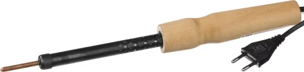Электропаяльник с деревянной рукояткой, 25Вт 55407-25 купить в Уфе