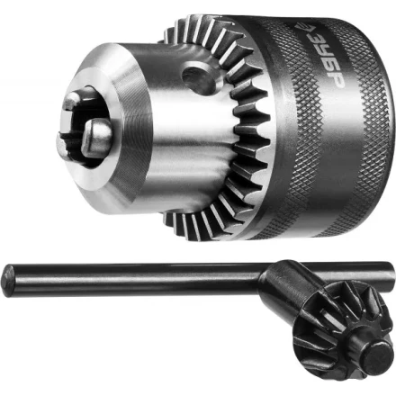 Патрон ЗУБР "ЭКСПЕРТ" цельнометаллический для дрели, с ключом, 16мм, 1/2" 2908-16-1/2 купить в Уфе