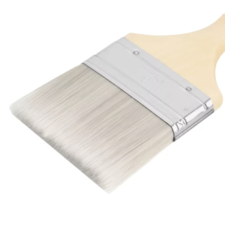 Кисть плоская для лаков &quot;Евро&quot; 3&quot;, искусственная щетина, деревянная ручка Matrix 83089 купить в Уфе