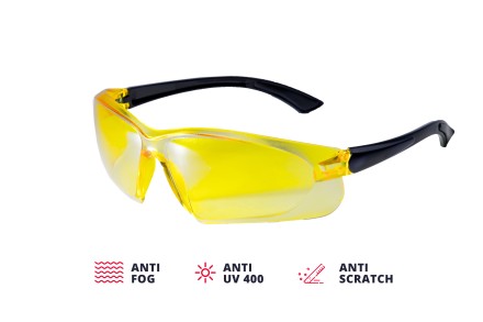 Очки защитные желтые  VISOR CONTRAST ADA купить в Уфе