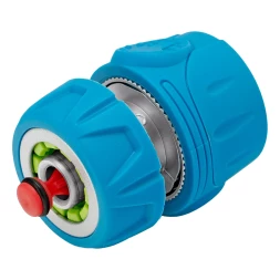 Соединитель быстросъемный Palisad 1/2", аквастоп, алюминий, TPR, Luxe 65835