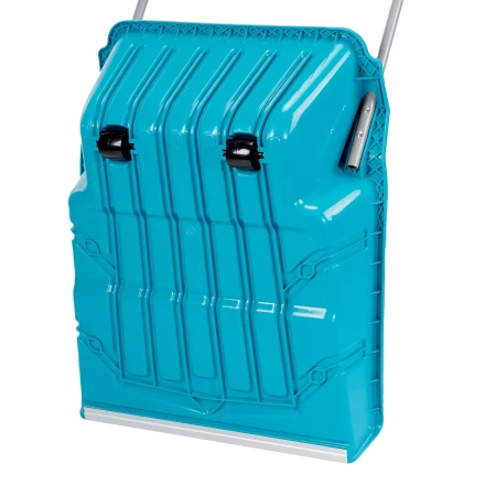 Скрепер-волокуша для уборки снега  Palisad 61694, полипропилен, колеса, 595х715х1445мм, рукоятка с ПВХ, LUXE купить в Уфе