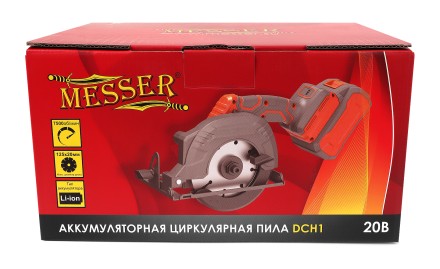 Аккумуляторная циркулярная пила MESSER DCH1 125мм 4Ач купить в Уфе