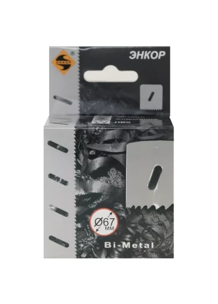 Коронка Bi-Metal Ф67 мм М3 Энкор 24167 купить в Уфе