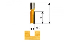 Фреза пазовая прямая ф8х20мм хв. 8мм Энкор 46000 46000