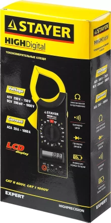 Токоизмерительные клещи STAYER "EXPERT" HIGHDigital 59820 купить в Уфе