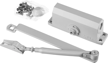 Доводчик дверной ЗУБР &quot;ПРОФЕССИОНАЛ&quot; для дверей массой до 40 кг цвет белый 37911-50 купить в Уфе