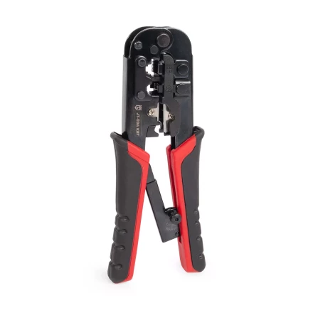 Кримпер многофункциональный КВТ JT-03А с 3 встроенными модулями для обжима RJ-45, RJ-12, RJ-11, RJ-22 (89228) купить в Уфе