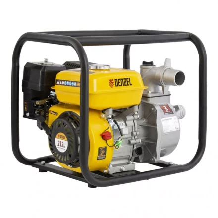 Мотопомпа бензиновая для чистой воды PX-50, 7 л.с, 2&quot;, 600 л/мин, глубина 8 м, напор 30 м Denzel 99201 купить в Уфе