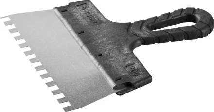 Шпатель ЗУБР &quot;МАСТЕР&quot; ФАСАДНЫЙ, нержавеющее полотно, 200мм, зуб 8х8мм 10078-20-08 купить в Уфе