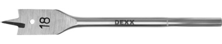 Сверло по дереву перовое, шестигранный хвостовик, DEXX 2945-18, d=18мм 2945-18 купить в Уфе