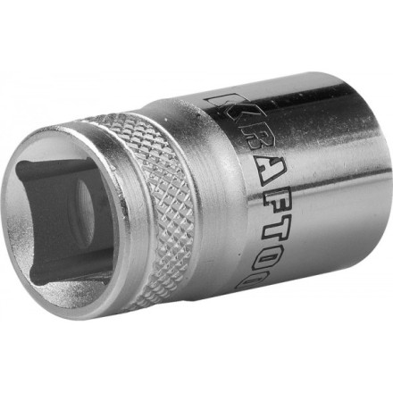 Торцовая головка KRAFTOOL &quot;INDUSTRIE QUALITAT&quot;, Cr-V, SUPER-LOCK, хромосатинированная, 1/2&quot;, 15 мм 27801-15_z01 купить в Уфе
