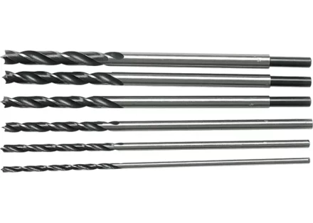Набор сверл по дереву 6-8-10-12-13-14 мм L 300 мм 6 штук цилиндрический хвостовик СИБРТЕХ 702235 купить в Уфе