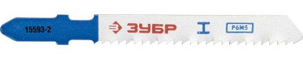 Полотна ЗУБР &quot;ЭКСПЕРТ&quot;, T118B, для эл/лобзика, HSS, по металлу, EU-хвостовик, шаг 2мм, 50мм, 2шт 15593-2_z01 купить в Уфе