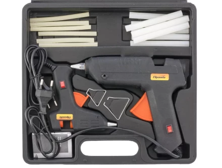 Набор клеевых пистолетов в кейсе 7/11 мм 20/100 Вт 3/8 г./мин. выключатель SPARTA 93038 купить в Уфе