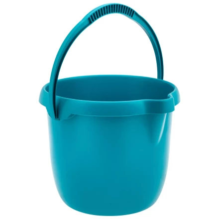 Ведро пластмассовое круглое 12 л, бирюзовое, Home Palisad 929575 купить в Уфе