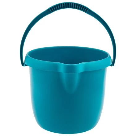 Ведро пластмассовое круглое 12 л, бирюзовое, Home Palisad 929575 купить в Уфе