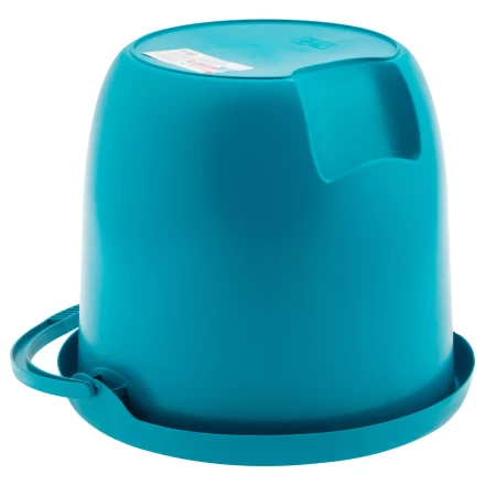 Ведро пластмассовое круглое 12 л, бирюзовое, Home Palisad 929575 купить в Уфе