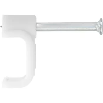 Скобы электроустановочные, 12 мм, прямоугольный профиль, 40 шт  СИБРТЕХ 47542 купить в Уфе