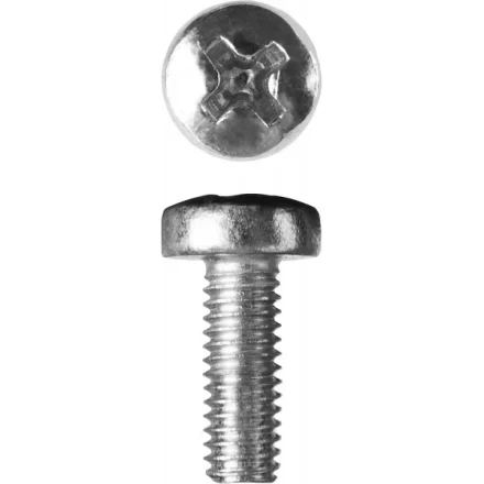 Винт ЗУБР &quot;МАСТЕР&quot; DIN 7985, класс прочности 4.8, оцинкованный, M3x10мм, 5кг 303150-03-010 купить в Уфе