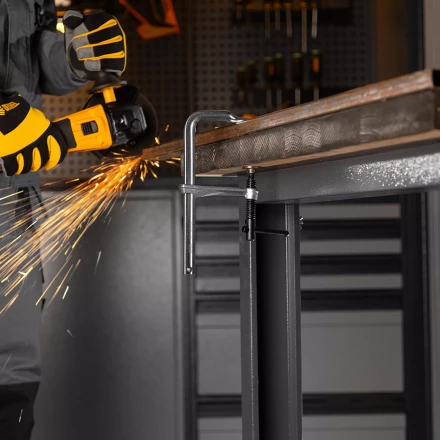 Струбцина F-образная Denzel, 80x200мм, кованая 20465 купить в Уфе