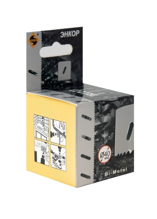Коронка Bi-Metal Ф40 мм М3 Энкор 24140 купить в Уфе
