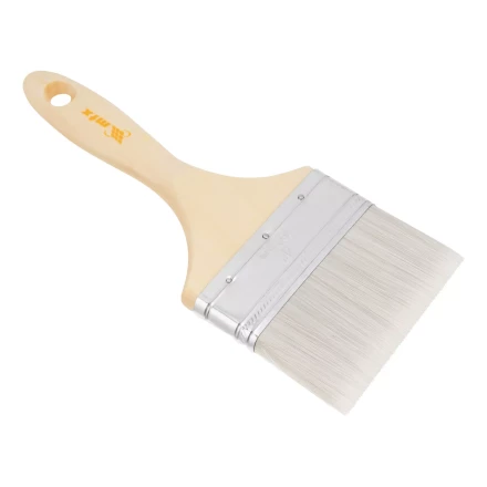 Кисть плоская для лаков "Евро" 4", искусственная щетина, деревянная ручка Matrix 83090 купить в Уфе