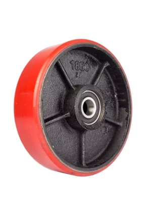 Колесо полиуретан 180х50 мм с подшипником для тележек гидравлических для BF/DF-III/RHP/AC/DF/CW2 1001404 купить в Уфе